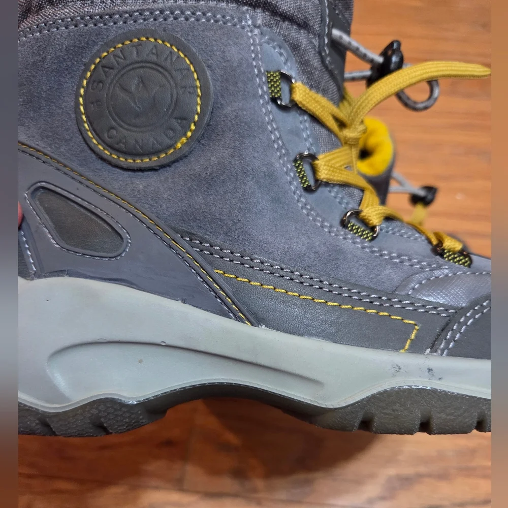 NWOT Santana Canada Torino waterproof grey boots Size 8/38